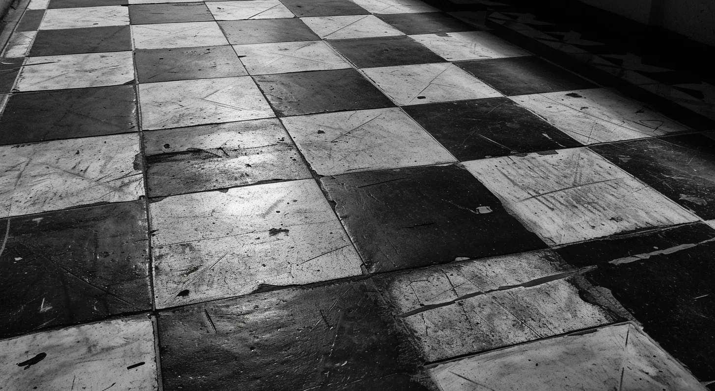 Draughts Art empty draughts board